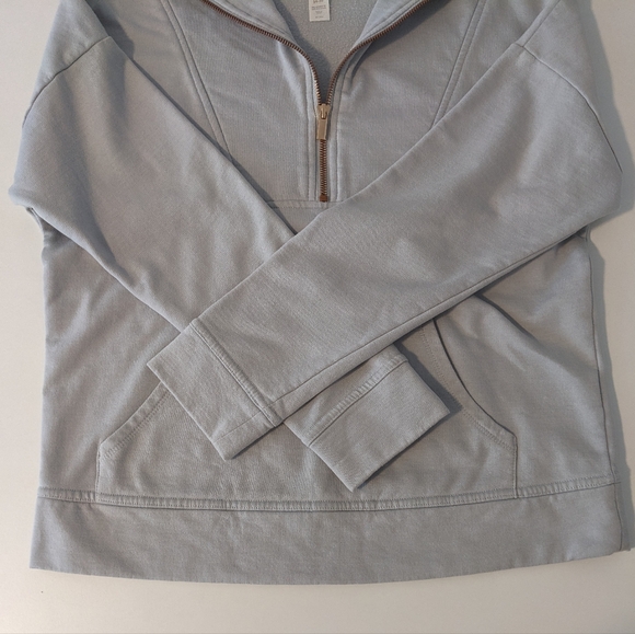 Balance Collection Half Zip Sweatshirt | Small | Light Grey | GUC - Picture 6 of 12